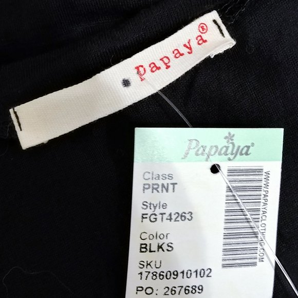 NWT Shake It Off Cropped Graphic Tank Top Black and White Juniors Medium - Picture 5 of 5